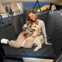 Btefd back seat extender full depth improves space for dogs on road trips