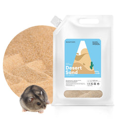 BUCATSTATE hamster sand with pour spout for easy, mess-free bath time.