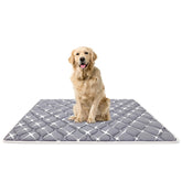 Bubble Bear crate mat with ultra-soft fabric for cozy naps.