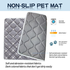 Bubble Bear Dog Pad versatile for indoor, car, or crate use.