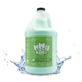 Bubble Bros. 2-in-1 dog shampoo bottle pouring for a fresh coat