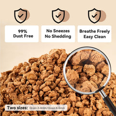 Natural cork granules 2-4mm support digging and nesting in small pets