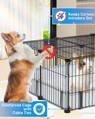 BUCATSTATE guinea pig cages floor mat simplifies cleaning and protects the base