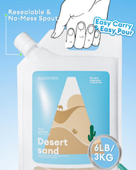 BUCATSTATE dust free desert bath sand ideal for calm grooming