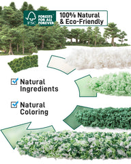 BUCATSTATE 99% dust-free bedding keeps air cleaner for pets