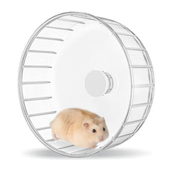 BUCATSTATE silent hamster wheel 6-7in shows smooth, quiet exercise for small pets