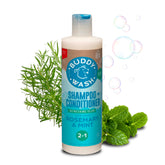 Buddy Grooming Wash rosemary-mint bottle shows refreshing scent for dogs