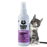 Buddycare detangling spray for cat coat care and easy grooming