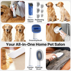 Buenkee dog grooming kit guards and combs enable versatile styling options