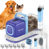 Buenkee dog grooming kit vacuum clippers in action for cleaner trimming results