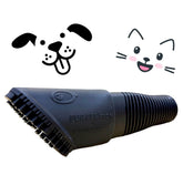Buff Brite Fur Remover PRO II with Fang Adapter lifting pet hair from fabrics