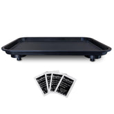 BugSnub ant-proof tray top view showing barrier for pet meals