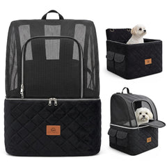 Builtora Dog Booster Seat elevates your dog's view during car rides.