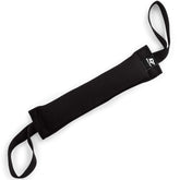 Bull Fit K9 dog bite tug toy with two handles for interactive tug-of-war.