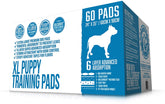 Bulldogology Puppy Pee Pads XL with adhesive tape securely hold pads in place.