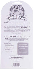 Bullibone bacon-flavored durable chew keeps dogs engaged and satisfied for longer.