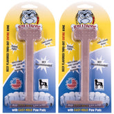 Bullibone nylon dog chew toy for aggressive chewers demonstrates durable, safe outlet.
