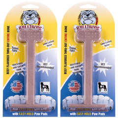 Bullibone nylon dog chew toy for aggressive chewers demonstrates durable, safe outlet.