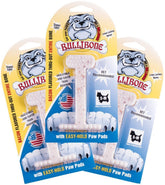 Bullibone nylon dog chew toy with bacon flavor, 3-pack, ideal for aggressive chewers.