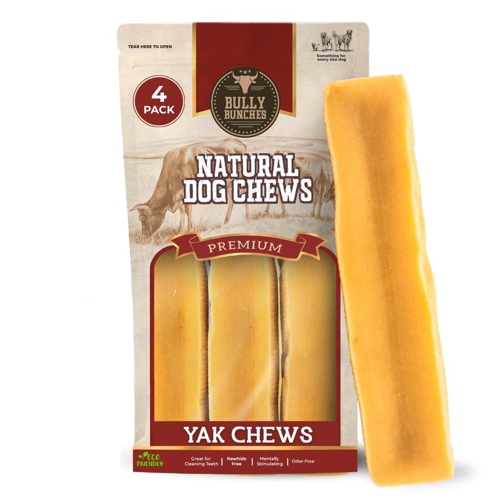 Bully Bunches mega authentic yak chews for giant dogs deliver long-lasting gnawing