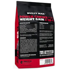 All ages dog benefits from Bully Max Weight Gainer as a tasty topper.