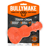 BULLYMAKE Toss n' Treat Ukelele Chew Toy close-up, durable for power chewers.