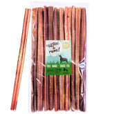 BULLYSTICKS & MORE 12inch bully sticks pack shot for a long-lasting chew.