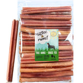 BULLYSTICKS & MORE 6in bully sticks pack for medium dogs, long-lasting chew.