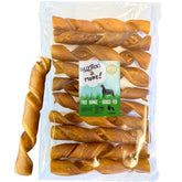 BULLYSTICKS & MORE beef collagen springs 6inch pack for dogs supports durable chewing sessions.