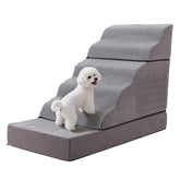BUMUBI large dog stairs with six steps for bed and couch, stable
