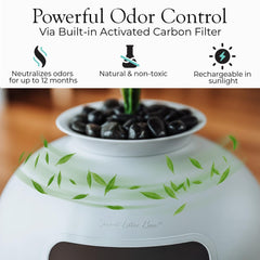 Bundle & Bliss odor-control carbon filter keeps odors in check for a fresher home.