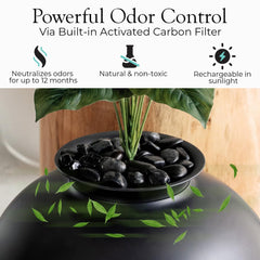 Bundle & Bliss carbon filter provides odor control for a fresher room