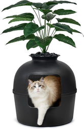 Bundle & Bliss Secret Litter Box hidden planter blends discreetly with decor