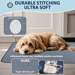 Bunlitent gray pad bottom with non-slip texture prevents slipping