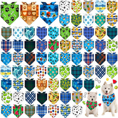 Bunnycool bulk dog bandanas multicolor pack for daily wear and events