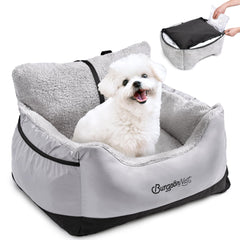 BurgeonNest dog car seat for small dogs with compact design enhances travel comfort