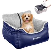 BurgeonNest dog car seat with soft boost for small dogs on the road