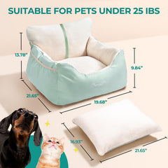 BurgeonNest detachable and washable car seat keeps clean after trips.