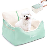 BurgeonNest dog car seat side view for secure, comfy travel with small dogs.