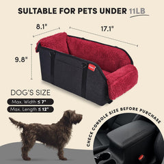 BurgeonNest anti-collapse dog car seat keeps the setup stable on bumpy roads.