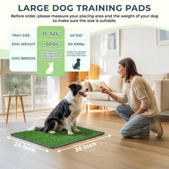BurgeonNest artificial grass mat showing soft surface for paw comfort during potty sessions.
