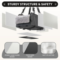 BurgeonNest Center Console dog car seat washable cushion for easy cleaning.