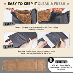 BurgeonNest reinforced honeycomb board adds supportive protection during sudden stops.