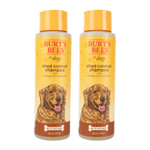 Burt's Bees for Pets Shed Control Shampoo bottle highlights a natural formula for gentle cleansing.