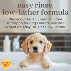 Buttermilk ingredient close-up highlighting gentle cleansing in Burt's Bees for Pets product.