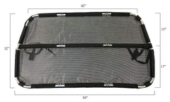 Bushwhacker Deluxe mesh design allows airflow while keeping pet out of the front