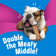 Busy Stuf’d long-lasting chews for medium dogs with flower shape promote extended chewing.