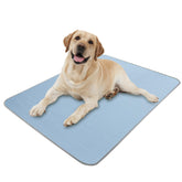 Buvlnee Summer Dog Cooling Mat top view keeps pets cool on hot days.