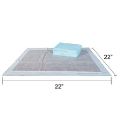 BV Charcoal Puppy Pads 22x22 inch surface showing generous size for dogs.