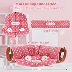 BWOGUE Collapsible Pet Tunnel provides portable entertainment and easy storage.